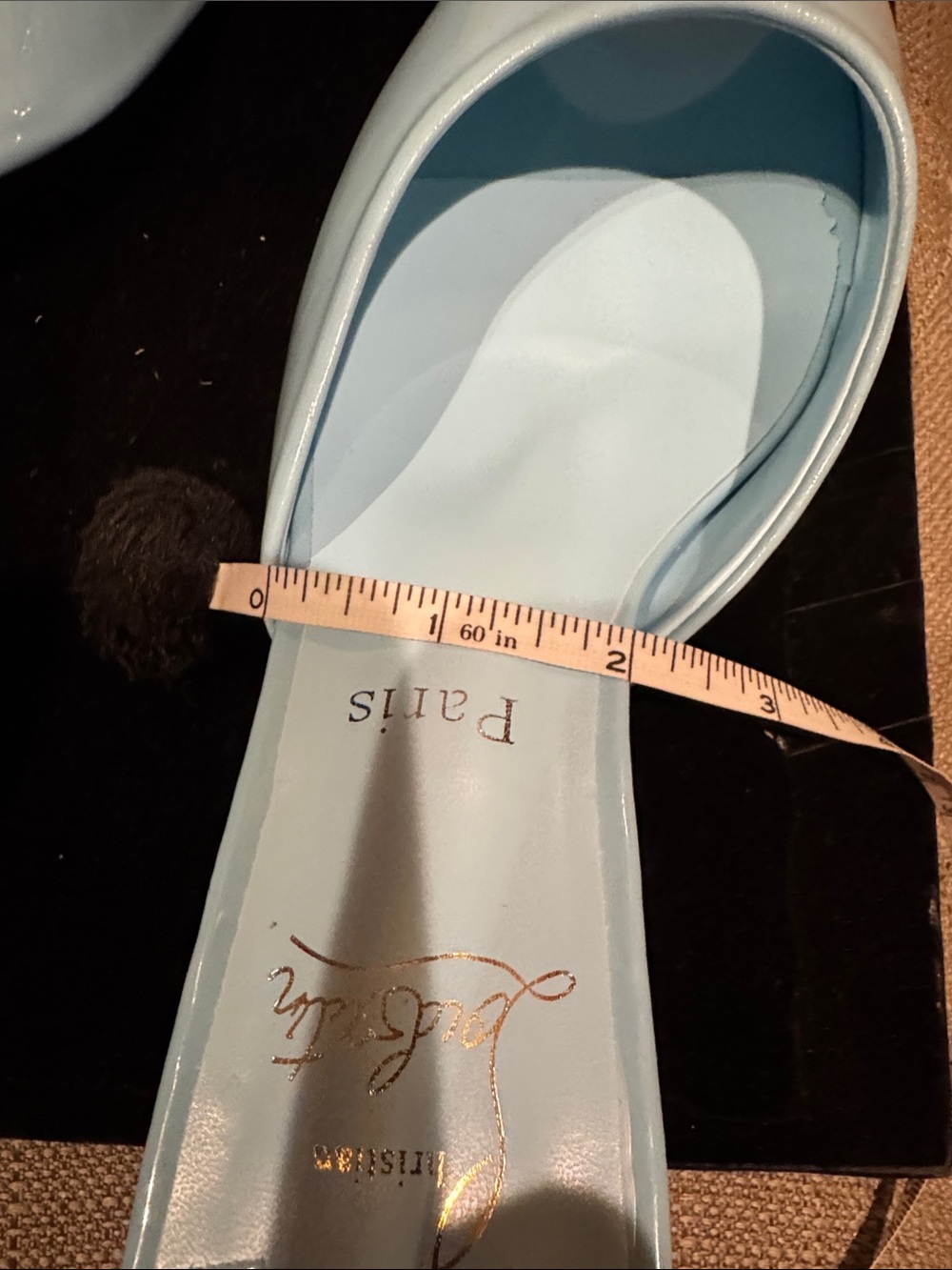 Christian Louboutin Red Bottoms Tiffany Blue Patent Leather Kitten Heels - Picture 9 of 14